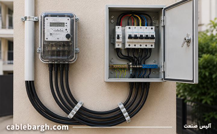 انواع کابل پشت کنتور