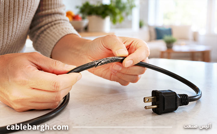 مراحل عیب یابی کابل برق